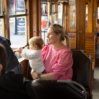 Family-on-Christchurch-Tram