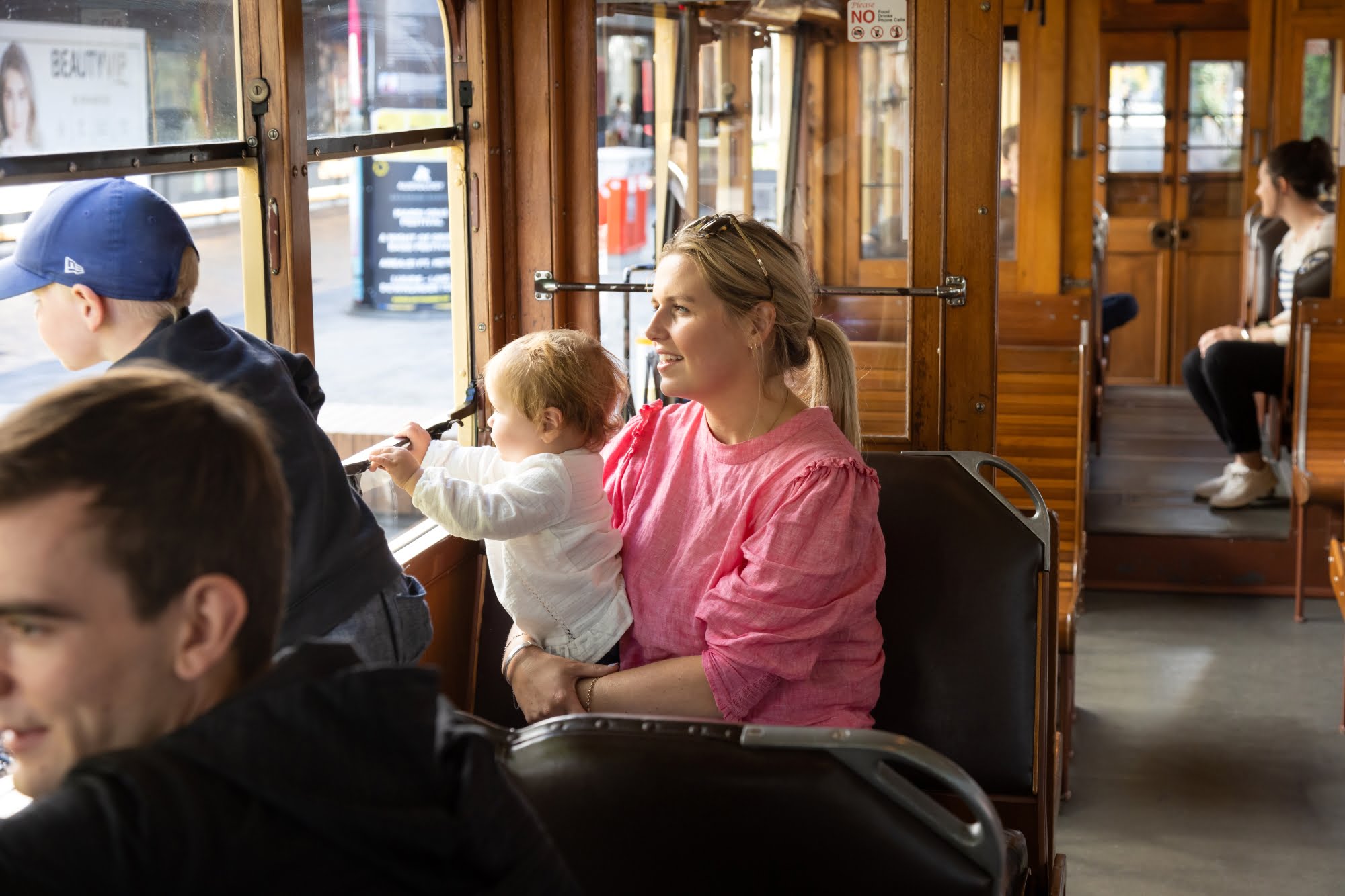 Family-on-Christchurch-Tram