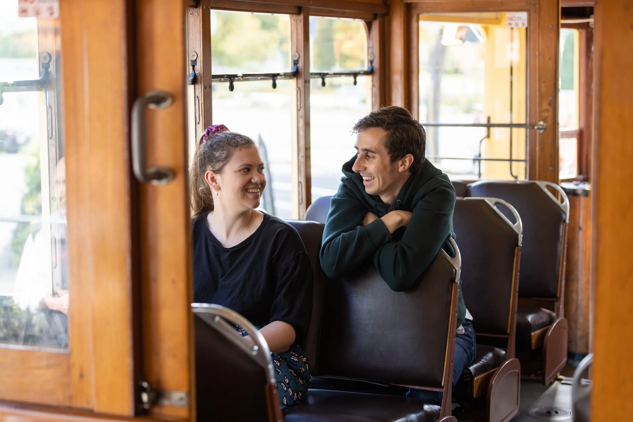 220405 Christchurch Tram Edited-96 Landscape couple at the tram restaurant