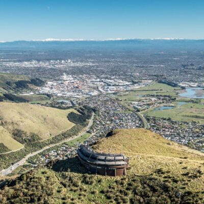 Gondola overlooking Christchurch