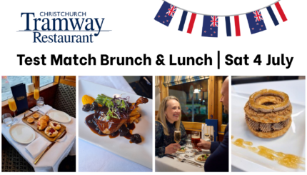 Test Match Brunch & Lunch on the Tramway Restaurant